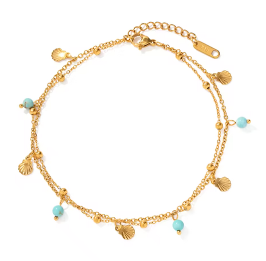 Aquamarine Anklet