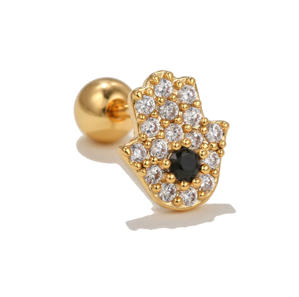 Hamsa Studs