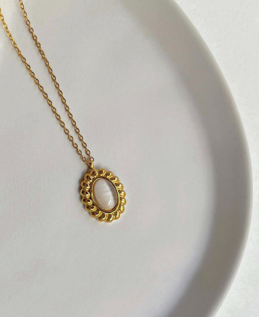 Opal Stone Necklace image 0