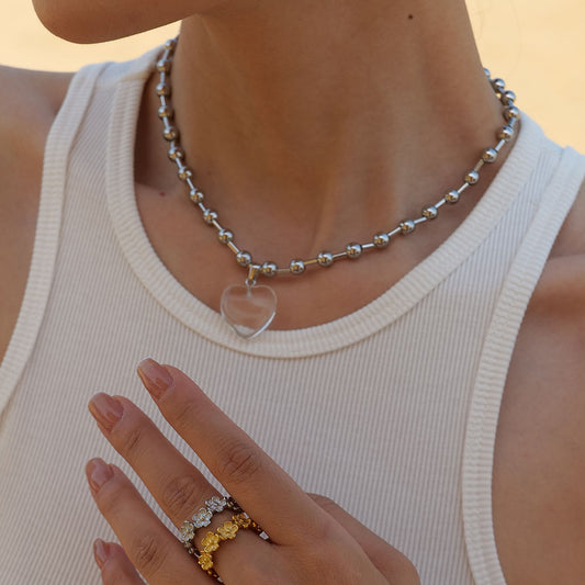 Valentina Silver Necklace image 0