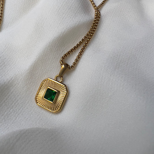Lola Emerald Necklace image 0