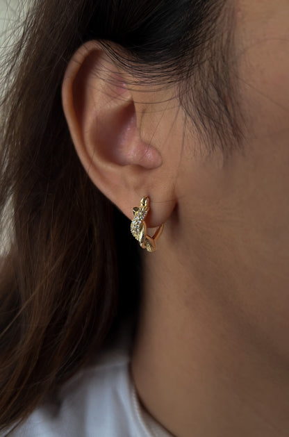 Dune Twisted Hoops image 3