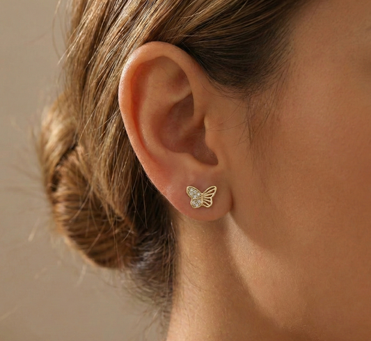 Butterfly Stud