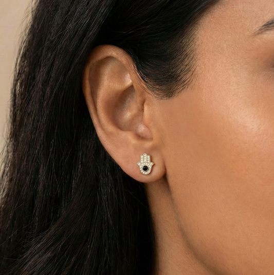 Hamsa Studs