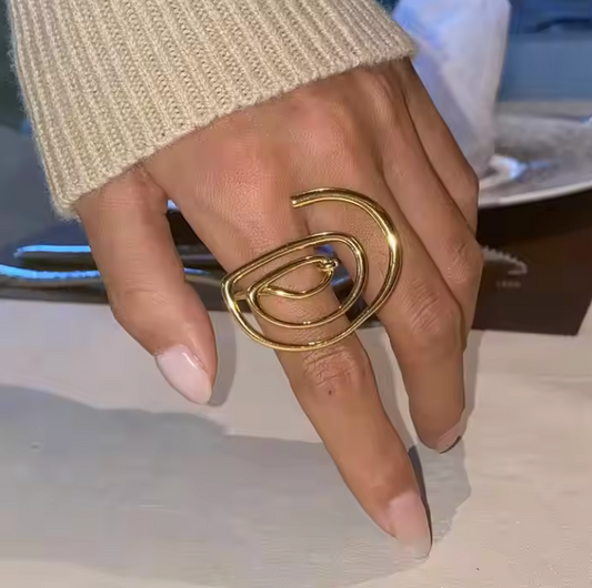 Chunky Spiral Ring image 0