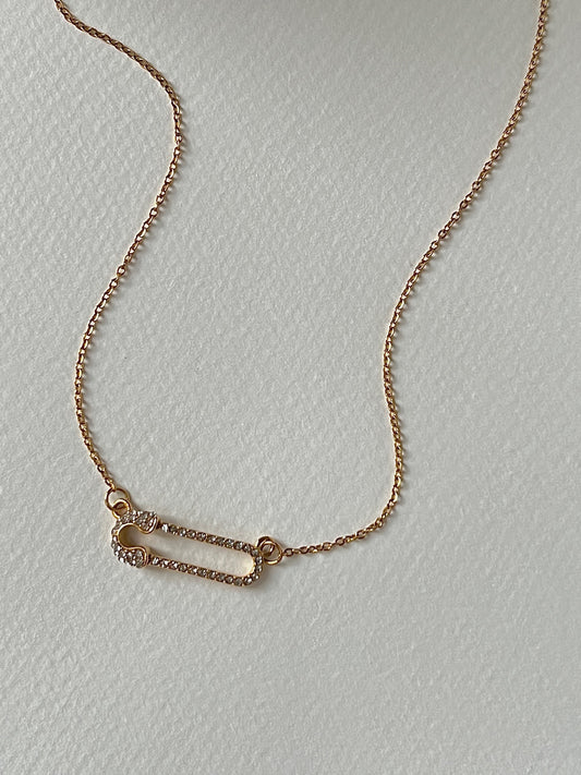 Safety Pin Necklace image 0