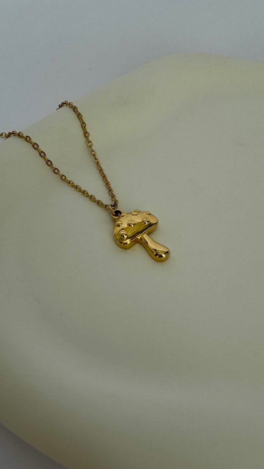 Mushroom Pendant Necklace image 0