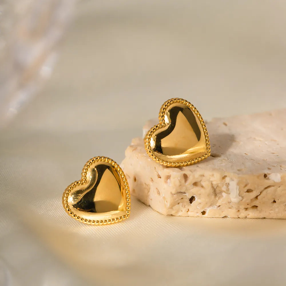 Nia heart studs image 2