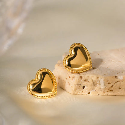 Nia heart studs image 2
