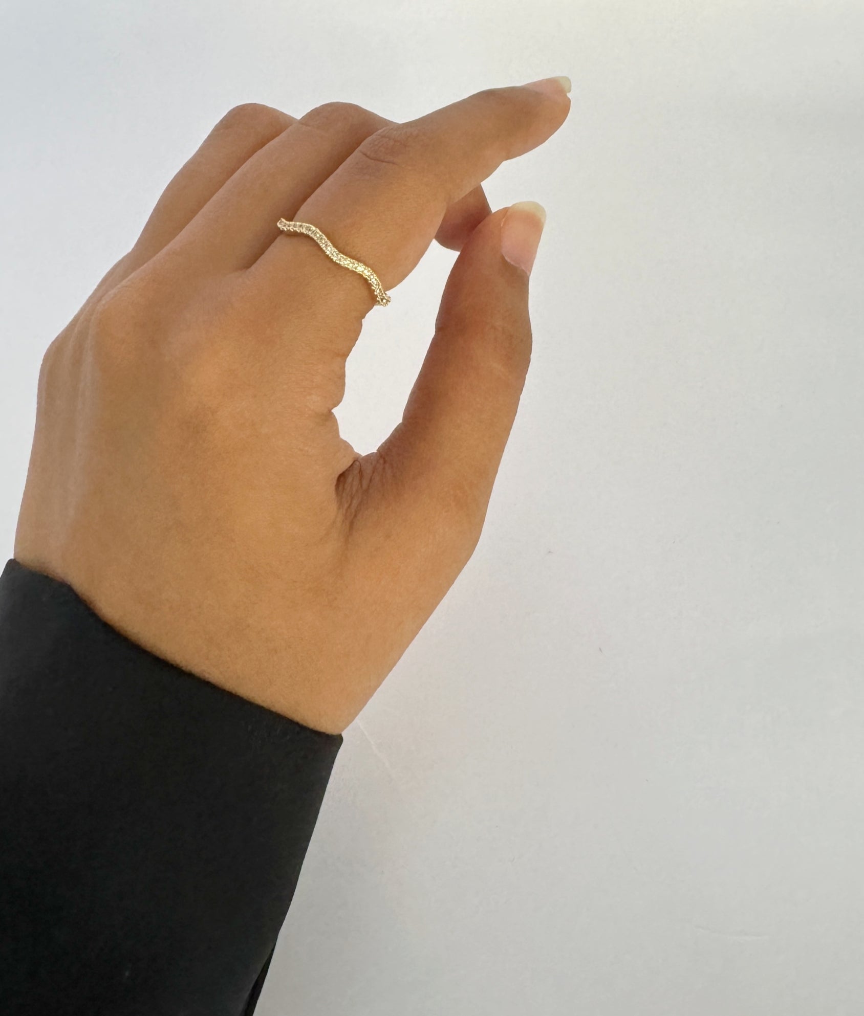 Dainty Wave Ring image 2