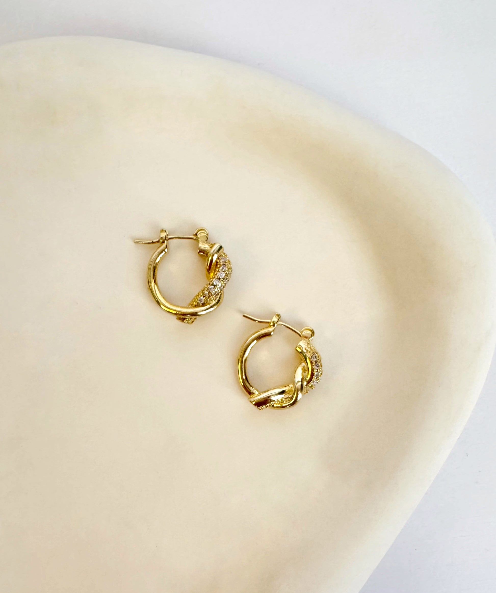 Dune Twisted Hoops image 2